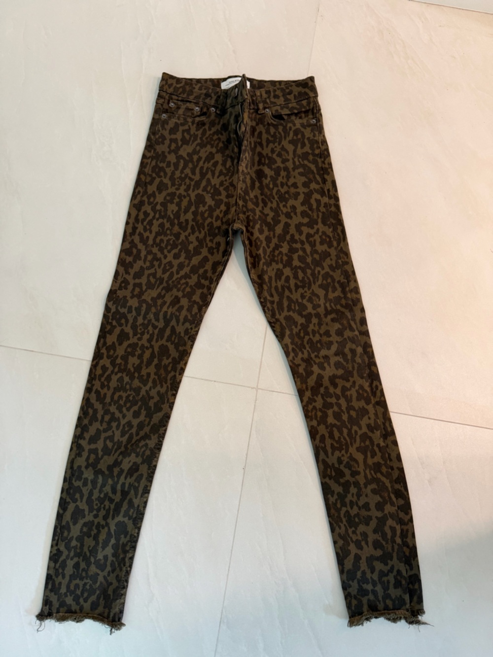 Zara leopard Jeans